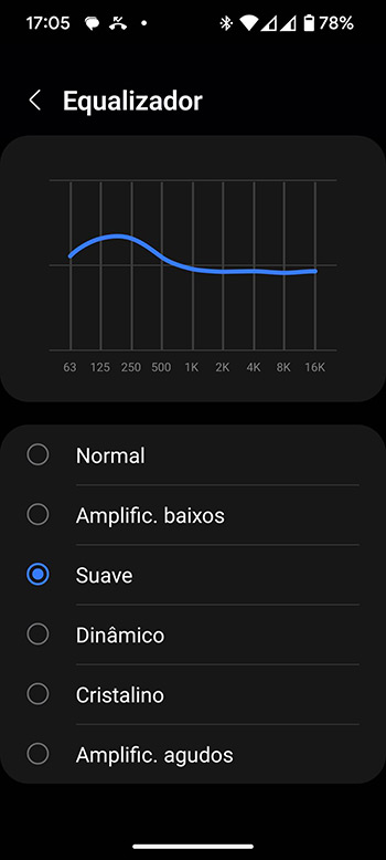 Equalizador Samsung Galaxy Buds FE